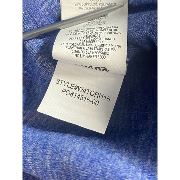 Prana Tori Capri Leggings Heather Violet Size Medium‎ Strappy Ankle W4TORI115 - Picture 6 of 13